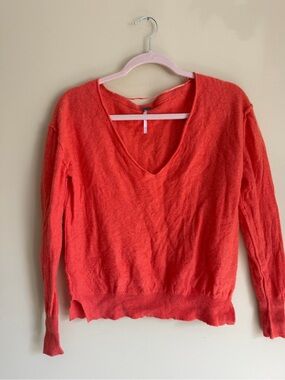 Free People Coral Crewneck Knit Top